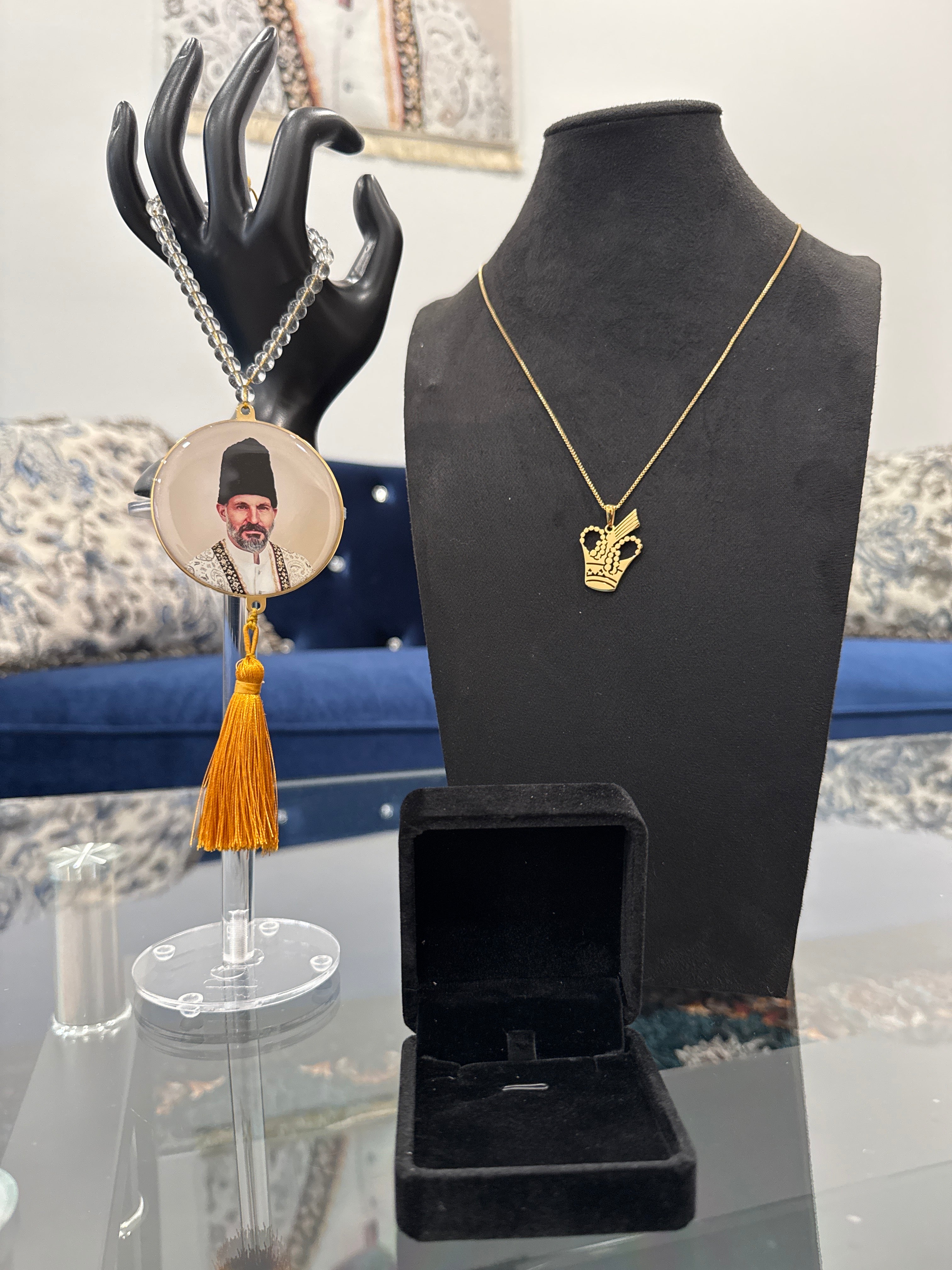 Taj Necklace & Car Hanging picture