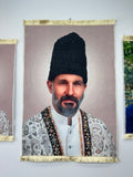 Large size Maulana Hazir Imam Portrait Carpet 100X70 cm