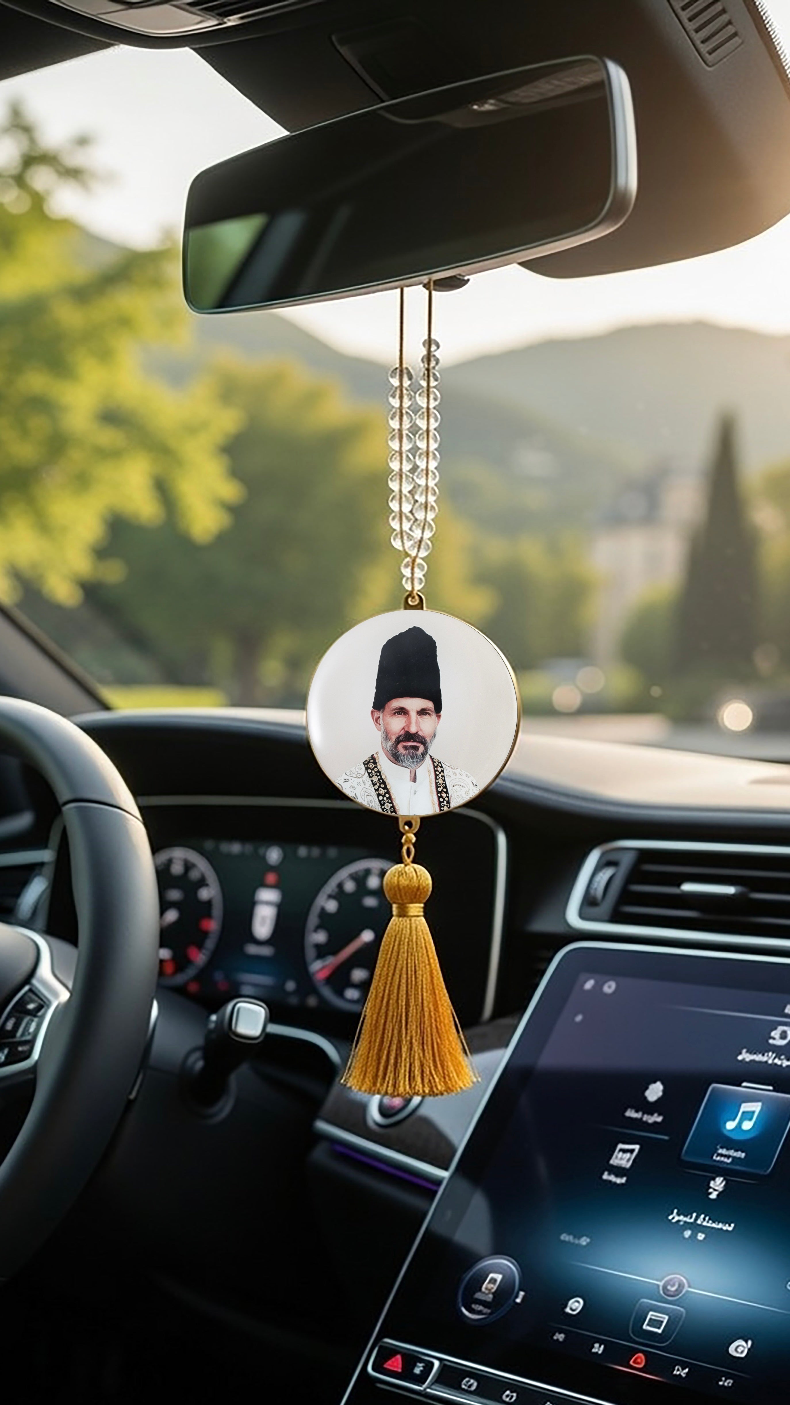 1 Car hanging picture of Mawlana Hazar Imam